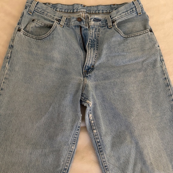 Vintage 90s GAP Distressed Denim Jeans- Easy Fit - Picture 2 of 13